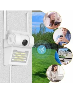 Camera video de supraveghere IP Wireless cu lampa 32 LED 2