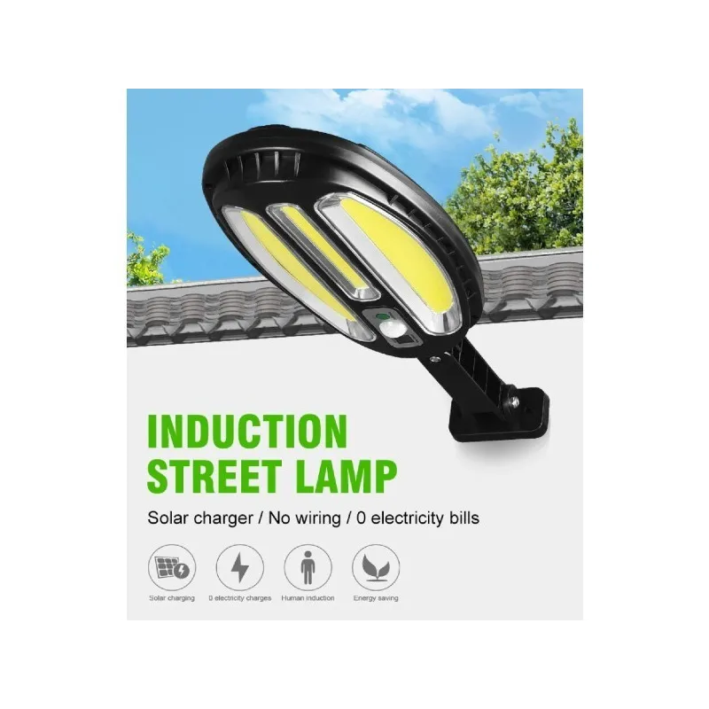 Lampa solara 138 LED cu senzor de miscare