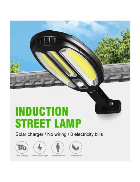 Lampa solara 138 LED cu senzor de miscare