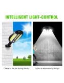 Lampa solara 138 LED cu senzor de miscare