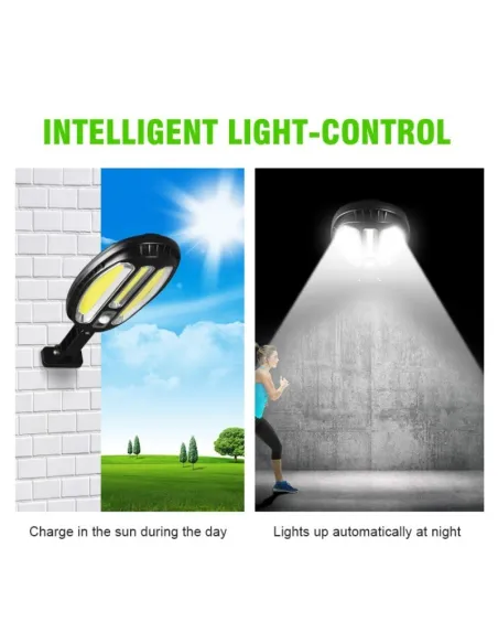 Lampa solara 138 LED cu senzor de miscare