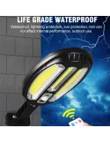 Lampa solara 138 LED cu senzor de miscare