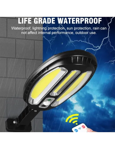 Lampa solara 138 LED cu senzor de miscare
