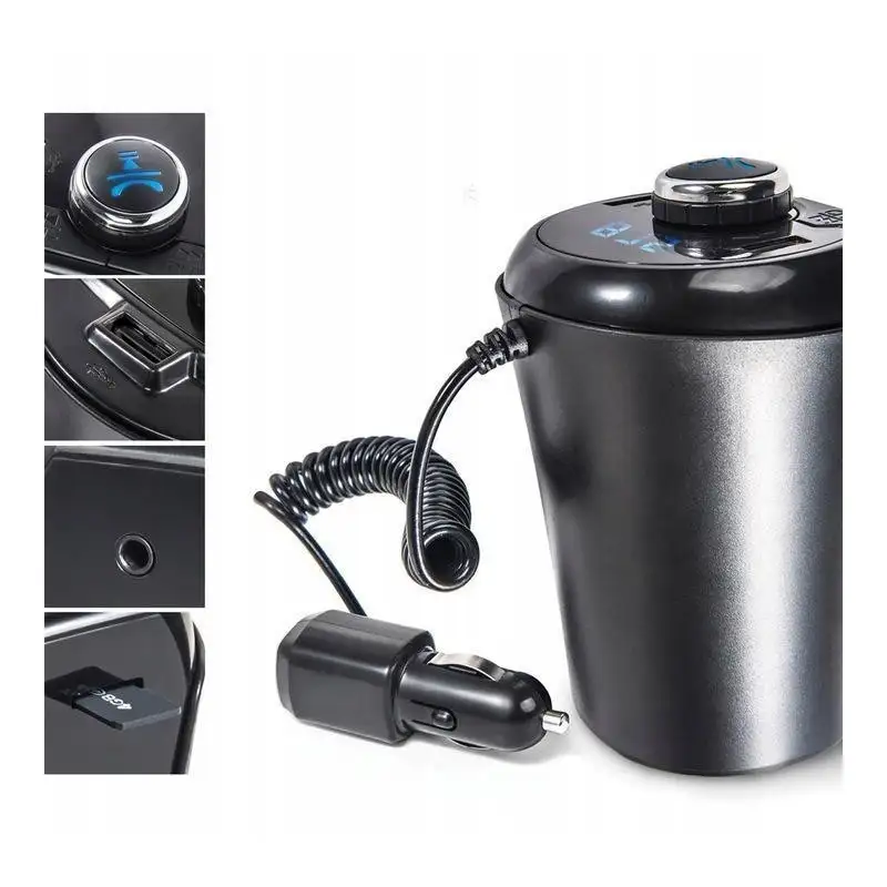 Transmitator auto ElektroStator BX6, Bluetooth, FM, 2 x USB