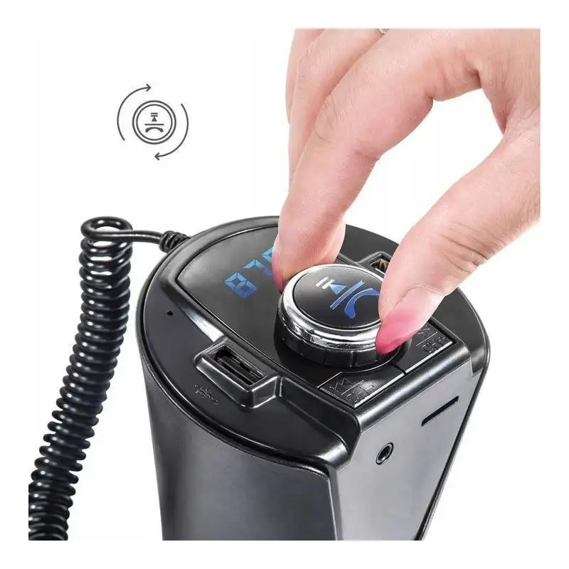 Transmitator auto ElektroStator BX6, Bluetooth, FM, 2 x USB