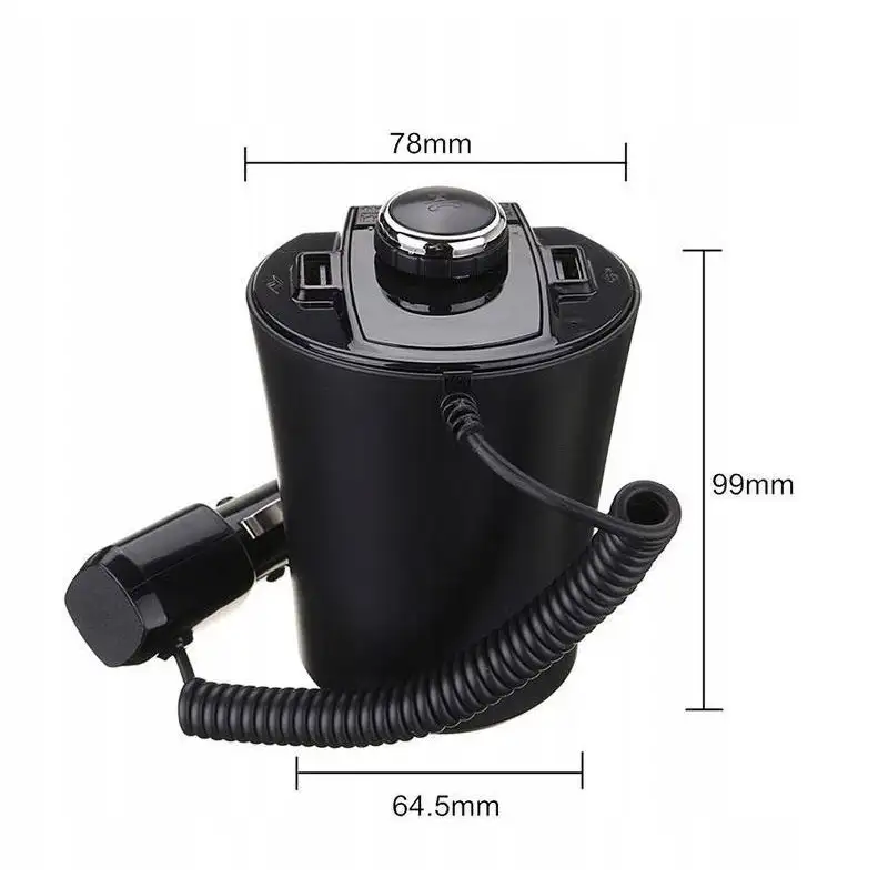 Transmitator auto ElektroStator BX6, Bluetooth, FM, 2 x USB