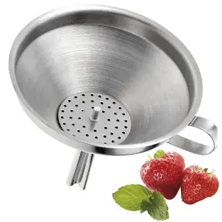 Palnie inox cu filtru, 12cm 2