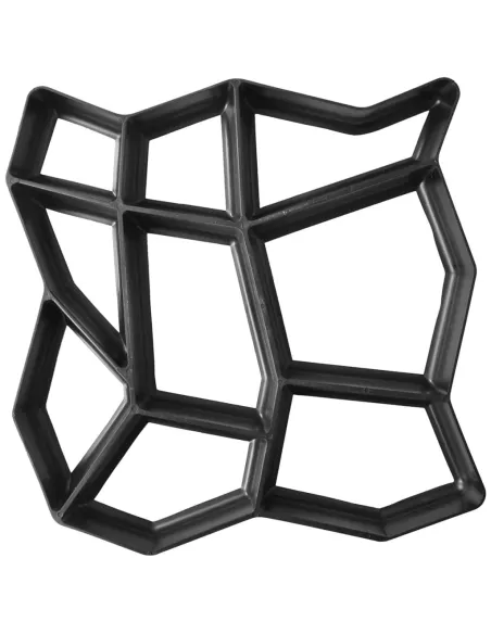 Set 2 matrițe de pavaj pentru gradină, 35 x 35 cm