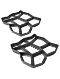 Set 2 matrițe de pavaj pentru gradină, 35 x 35 cm