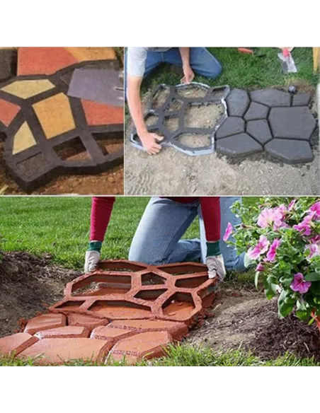 Sablon pentru pavele neregulate, matrita pentru