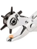 Cleste perforator pivotant cu 6 capete pentru gaurit curele
