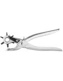 Cleste perforator pivotant cu 6 capete pentru gaurit curele
