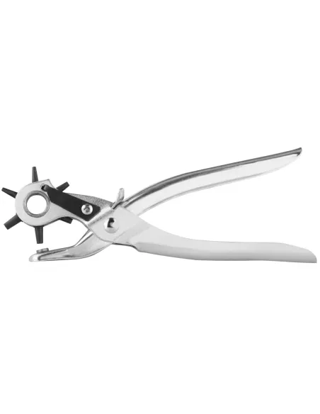 Cleste perforator pivotant cu 6 capete pentru gaurit curele