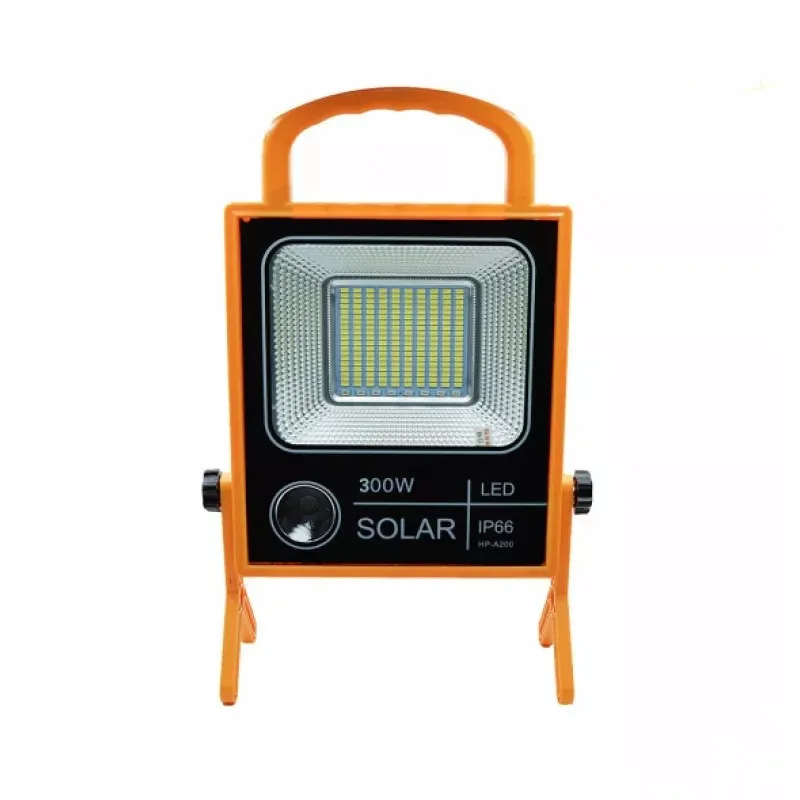 Proiector LED 304 LED SMD 300W cu incarcare solara