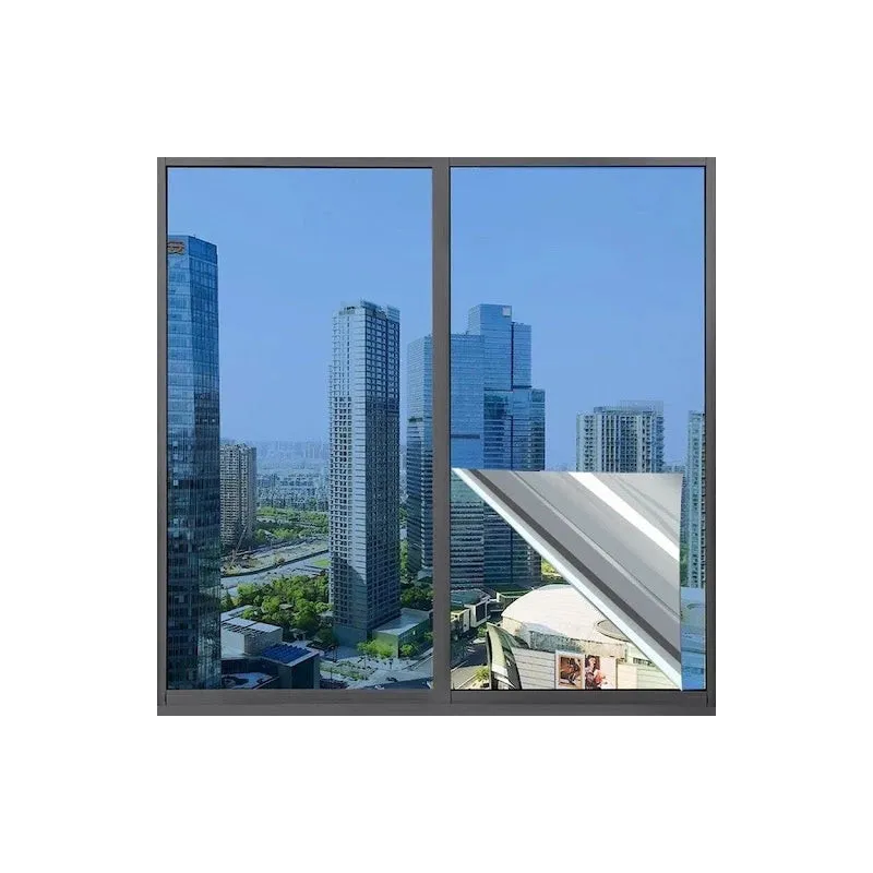 Folie protectie solara pentru geamuri interioare, cu efect de oglinda, UV, 60x300cm