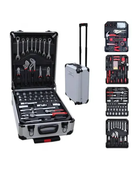 Geamantan 187 SCULE si piese in valiza cu roti tip Troller