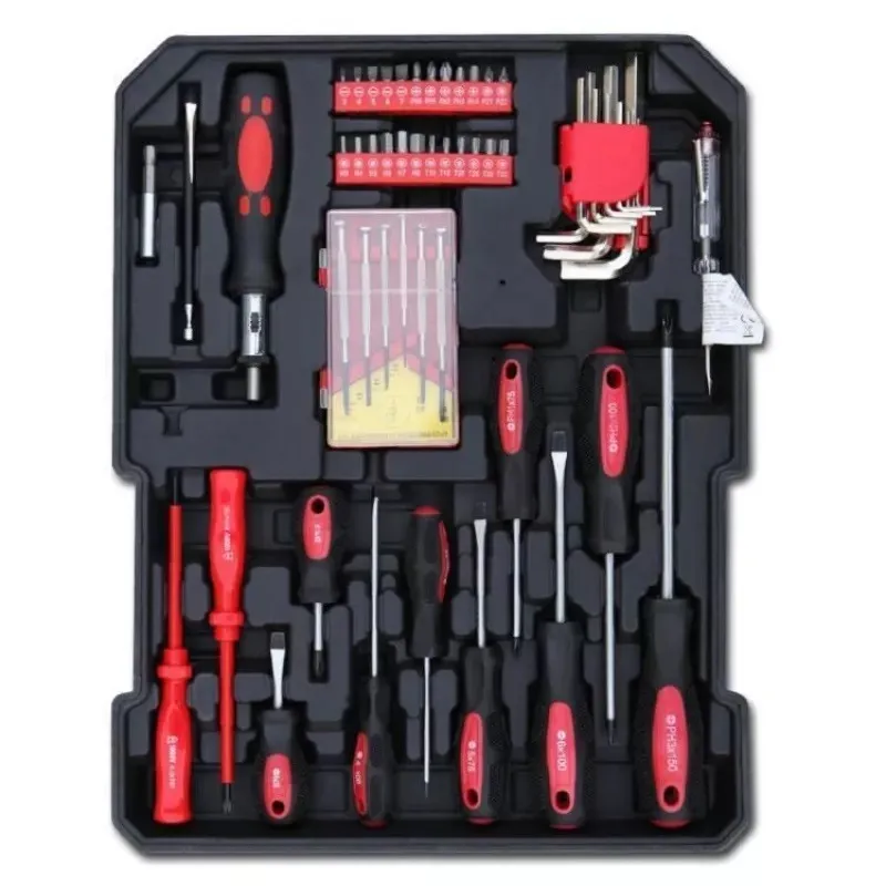 Geamantan 187 SCULE si piese in valiza cu roti tip Troller