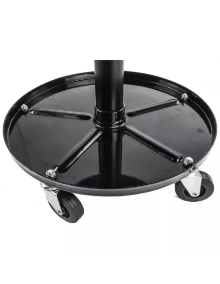 Scaun Auto Negru Ajustabil cu roti 360 pentru Service