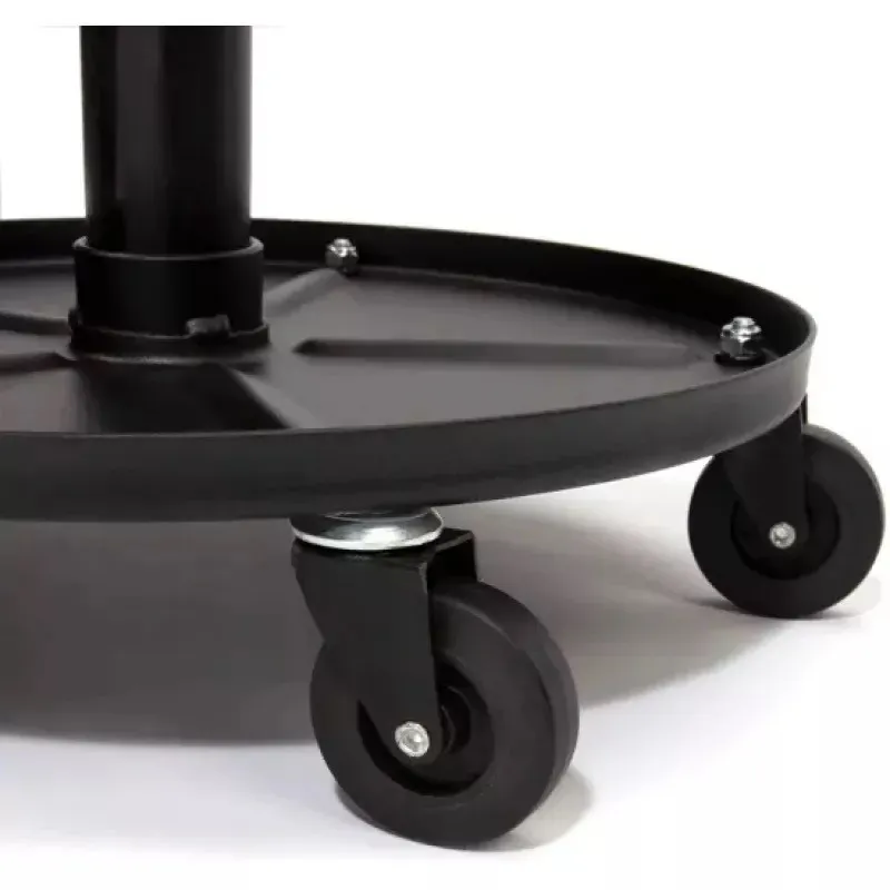 Scaun Auto Negru Ajustabil cu roti 360 pentru Service