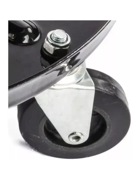 Scaun Auto Negru Ajustabil cu roti 360 pentru Service