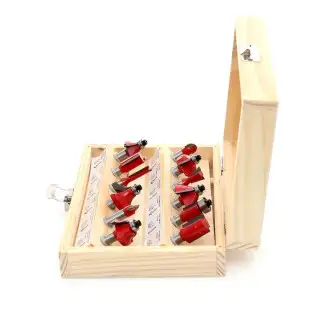 Set 12 freze pentru lemn 270401 diferite profile 6mm 2