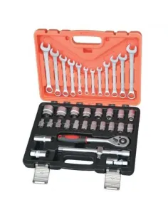 Trusa 37 piese chei si tubulare 1/2" 2