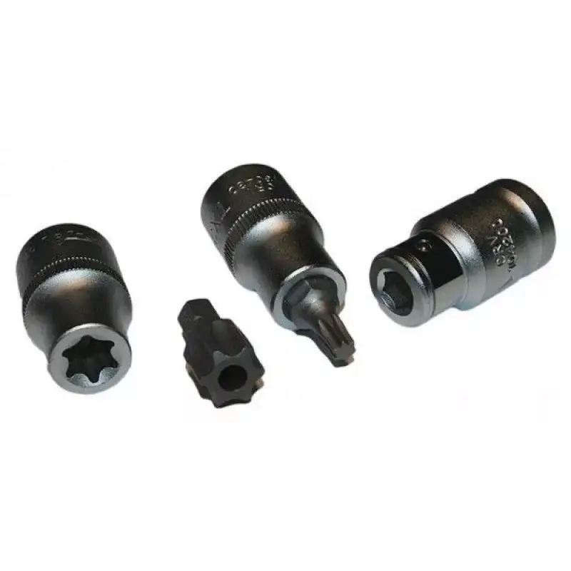 Trusa 23 Chei Tubulare si Biti Profil E Torx 1/2