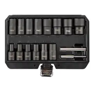 Trusa 16 piese tubulare 8-27 mm pentru suruburi si piulite deteriorate 2