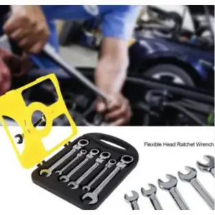 Set 7 chei inelare, articulate, duble cu clichet 2