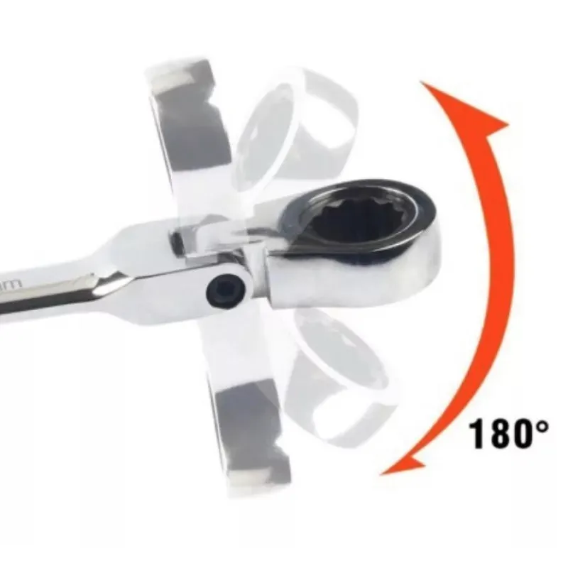 Set 7 chei inelare, articulate, duble cu clichet