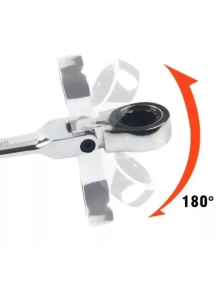 Set 7 chei inelare, articulate, duble cu clichet