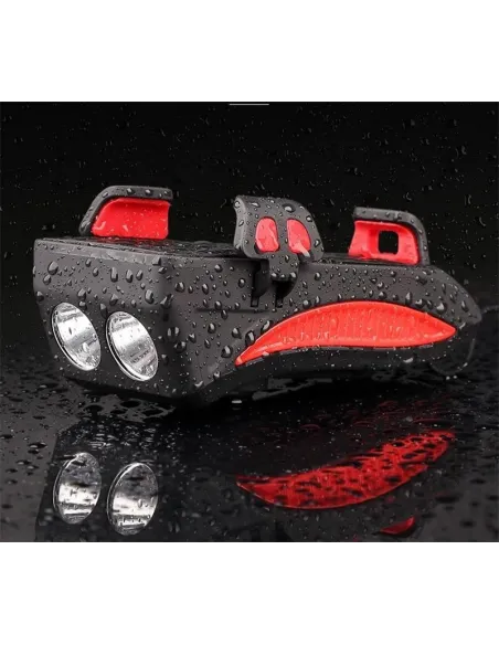 Suport de telefon pentru bicicleta cu lanterna si alarma