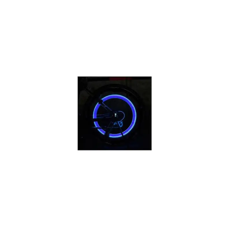 Set 2 capace ventil pentru auto, bicicleta sau motocicleta, cu led-uri colorate