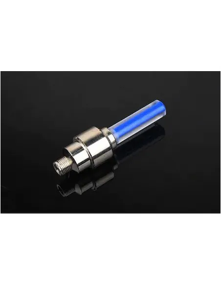 Set 2 capace ventil pentru auto, bicicleta sau motocicleta, cu led-uri colorate