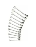 Trusa 12 chei combinate cu clichet si articulatie 8-19mm