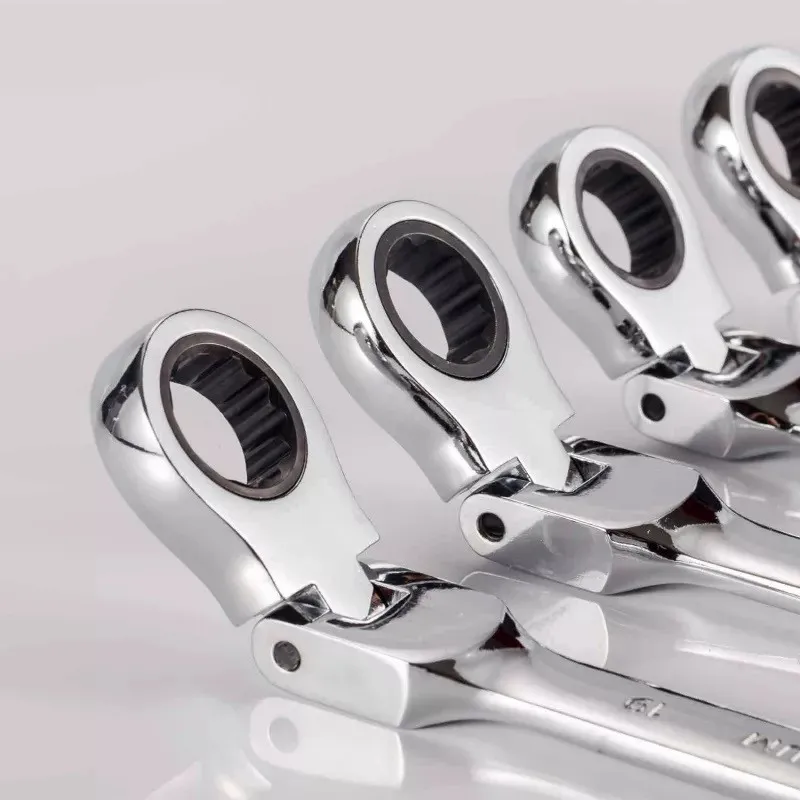 Trusa 12 chei combinate cu clichet si articulatie 8-19mm