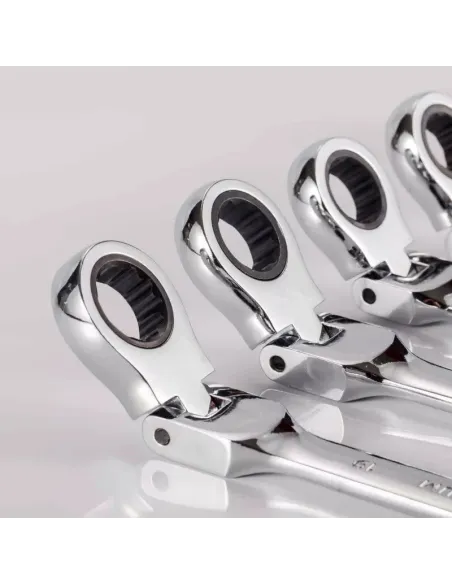 Trusa 12 chei combinate cu clichet si articulatie 8-19mm