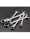 Trusa 12 chei combinate cu clichet si articulatie 8-19mm