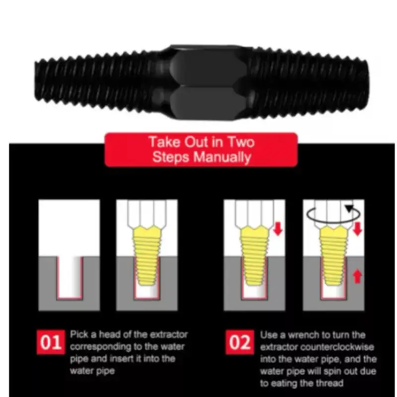 Extractor de impact 1/2 3/4" 12-18mm MARE
