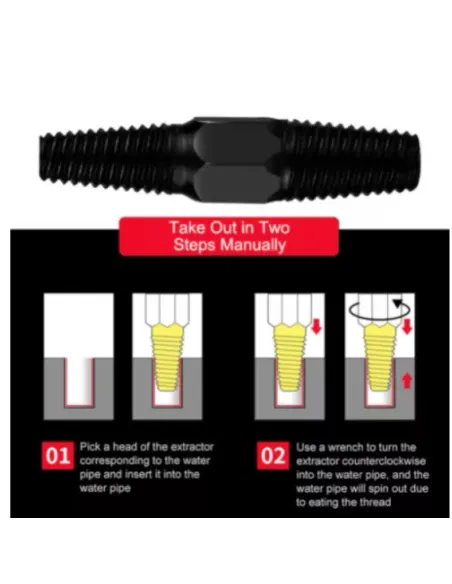 Extractor de impact 1/2 3/4" 12-18mm MARE