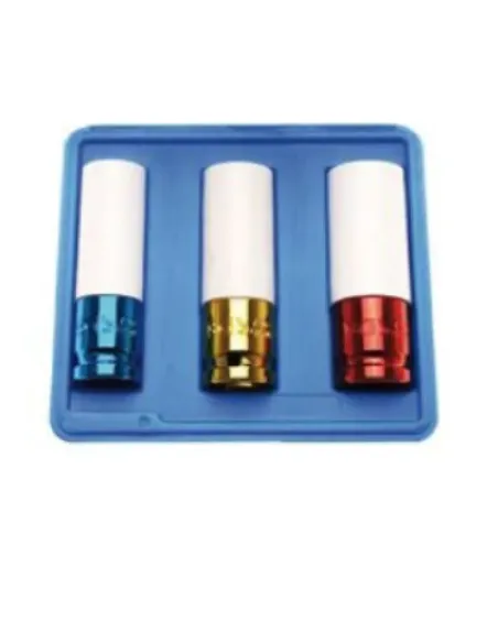 Trusa 3 prezoane cu protectie silicon 17 19 21mm