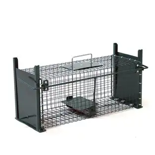 Capcana cu 2 usi pentru dihori, sobolani si pisici, 18x50x18 cm 2