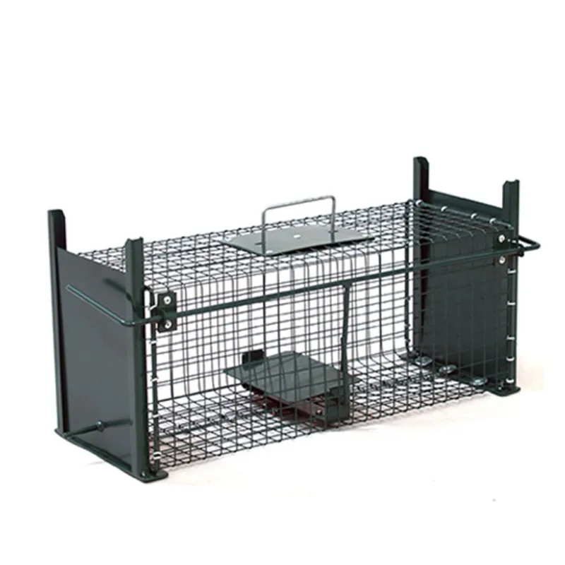 Capcana cu 2 usi pentru dihori, sobolani si pisici, 18x50x18 cm