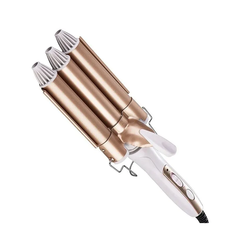 Perie Fixa Uscare One Step si Ondulator Par cu 3 Tuburi Ceramice