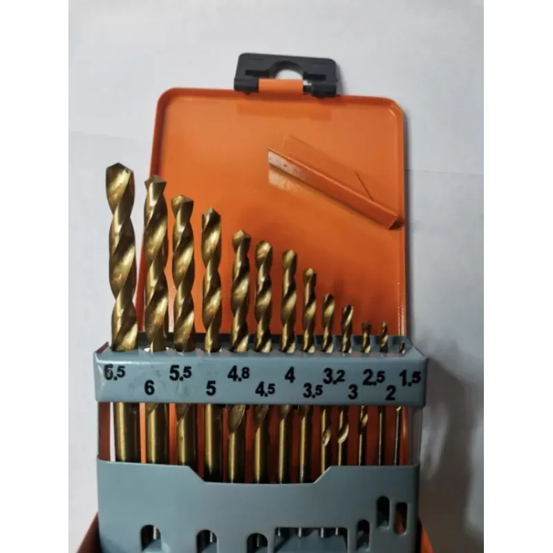 Cutie 13 burghii spirale HSS Ø 1.5 -6.5 mm