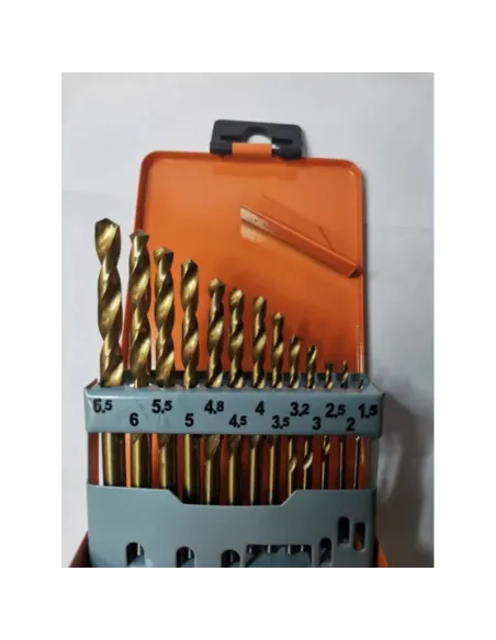 Cutie 13 burghii spirale HSS Ø 1.5 -6.5 mm