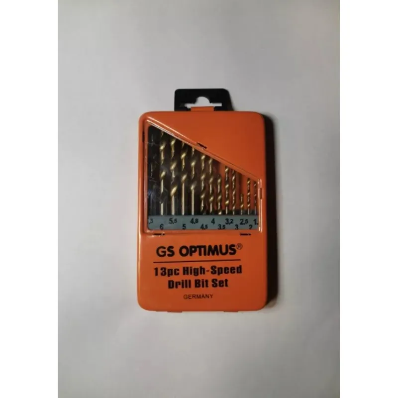 Cutie 13 burghii spirale HSS Ø 1.5 -6.5 mm