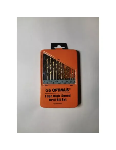 Cutie 13 burghii spirale HSS Ø 1.5 -6.5 mm