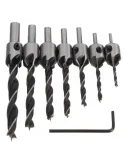 Set 7 burghie laserline cu zencuitor-limitare profunzime