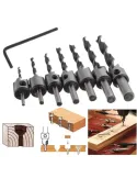 Set 7 burghie laserline cu zencuitor-limitare profunzime